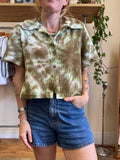 Duncan Button Up Top- Moss S/M