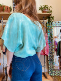 Alliene Boxy Top-  Sea S/M