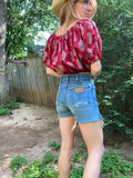 Loretta Top- Red India Print