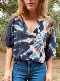 Alliene Boxy Top- Indigo