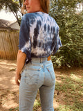 Sugaree Top- Indigo