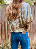 Alliene Boxy Top M/L- Army