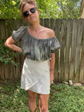Loretta Top- Army