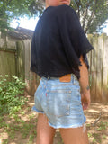 Sugaree Top- Navy/ Black combo