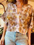 Alliene Boxy Top- Verbena