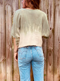 Alliene Boxy Top M/L- Sage