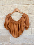 Loretta Top- Burnt Orange