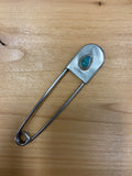 Jumbo Safety Pin- Turquoise
