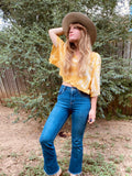 Alliene Boxy Top- Amarillo