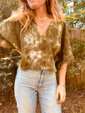 Alliene Boxy Top- Forest