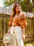 Sugaree Top- Burnt Orange S/M