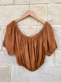 Loretta Top- Burnt Orange