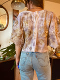 Alliene Boxy Top- Verbena