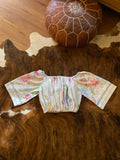 Loretta Open Sleeve- Hydrangeas