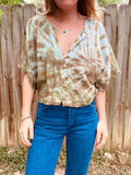 Alliene Boxy Top- Army