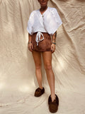 Tootie Frootie Shorts- Chocolate XS/S