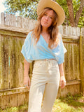 Sugaree Top- Baby Blue S/M