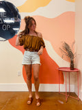 Loretta Top- Burnt Orange