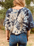 Alliene Boxy Top- Indigo