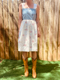 Floral ruffle Dress