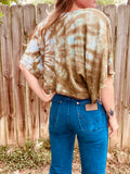 Alliene Boxy Top- Army