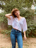 Alliene Boxy Top- Powder Pink