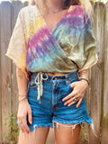 Sugaree Top- Rainbow M/L