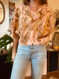 Alliene Boxy Top- Rose