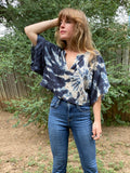 Alliene Boxy Top- Indigo