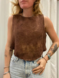Ginny Tank- Chocolate S/M