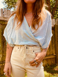 Sugaree Top- Baby Blue S/M