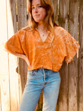 Alliene Boxy Top- Crush