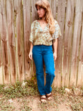 Alliene Boxy Top- Army