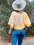 Alliene Boxy Top- Amarillo