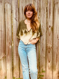 Alliene Boxy Top- Pine