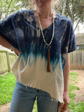 Buzzy Tunic- Indigo Drip