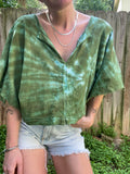 Alliene Boxy Top- Deep Sea S/M