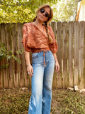 Sugaree Top- Burnt Orange M/L