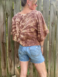 Alliene Boxy Top- Chocolate M/L