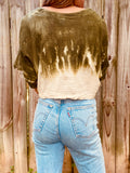 Alliene Boxy Top- Pine