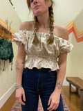 Picnic Top- Pink Daisy