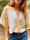 Alliene Boxy Top- Beach