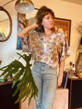 Alliene Boxy Top- Verbena