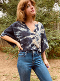 Alliene Boxy Top- Indigo