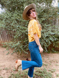 Alliene Boxy Top- Amarillo