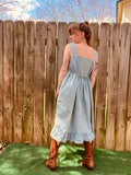 Green Gingham dress