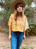 Alliene Boxy Top- Amarillo