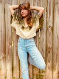 Alliene Boxy Top- Pine