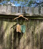 Frio Top- Orange Daisy/ Block Print
