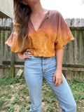 Alliene Boxy Top- Canyon